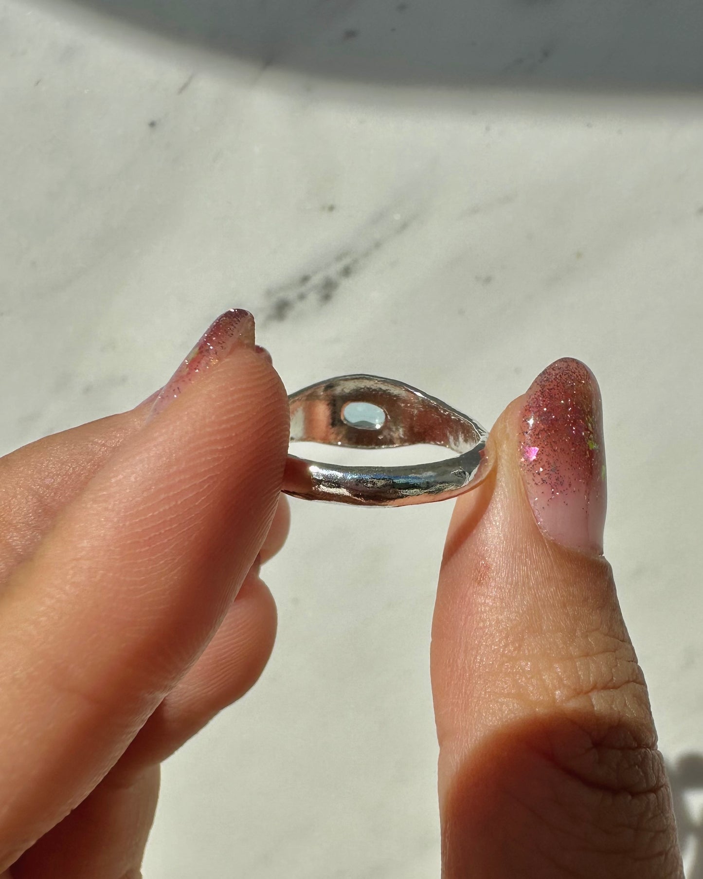 Mini Sigie in Topaz Ring - Size 6.5