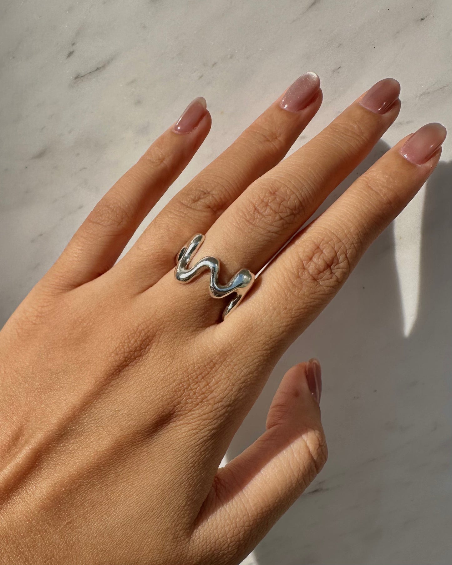 Wavy Baby! Ring - Size 6.5