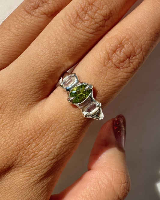 Peridot Dream Ring - Size 6