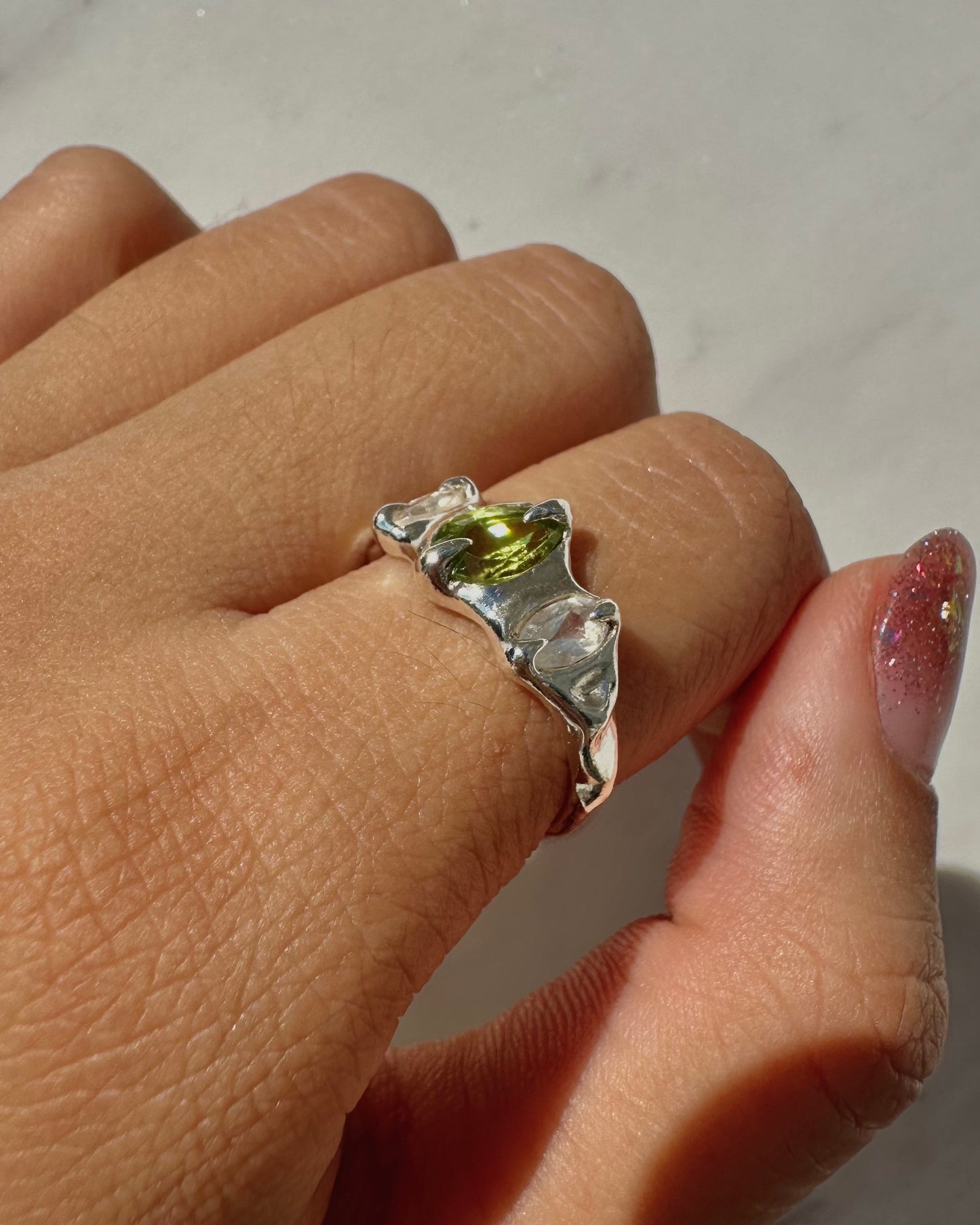 Peridot Dream Ring - Size 6