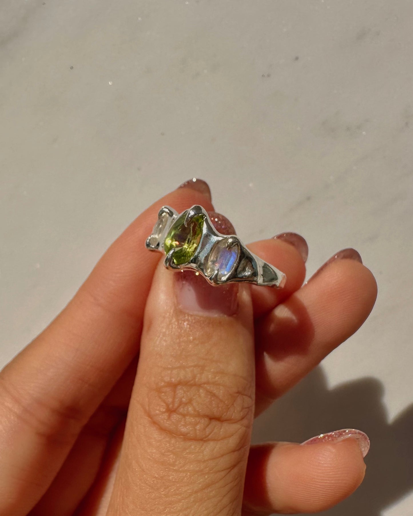 Peridot Dream Ring - Size 6