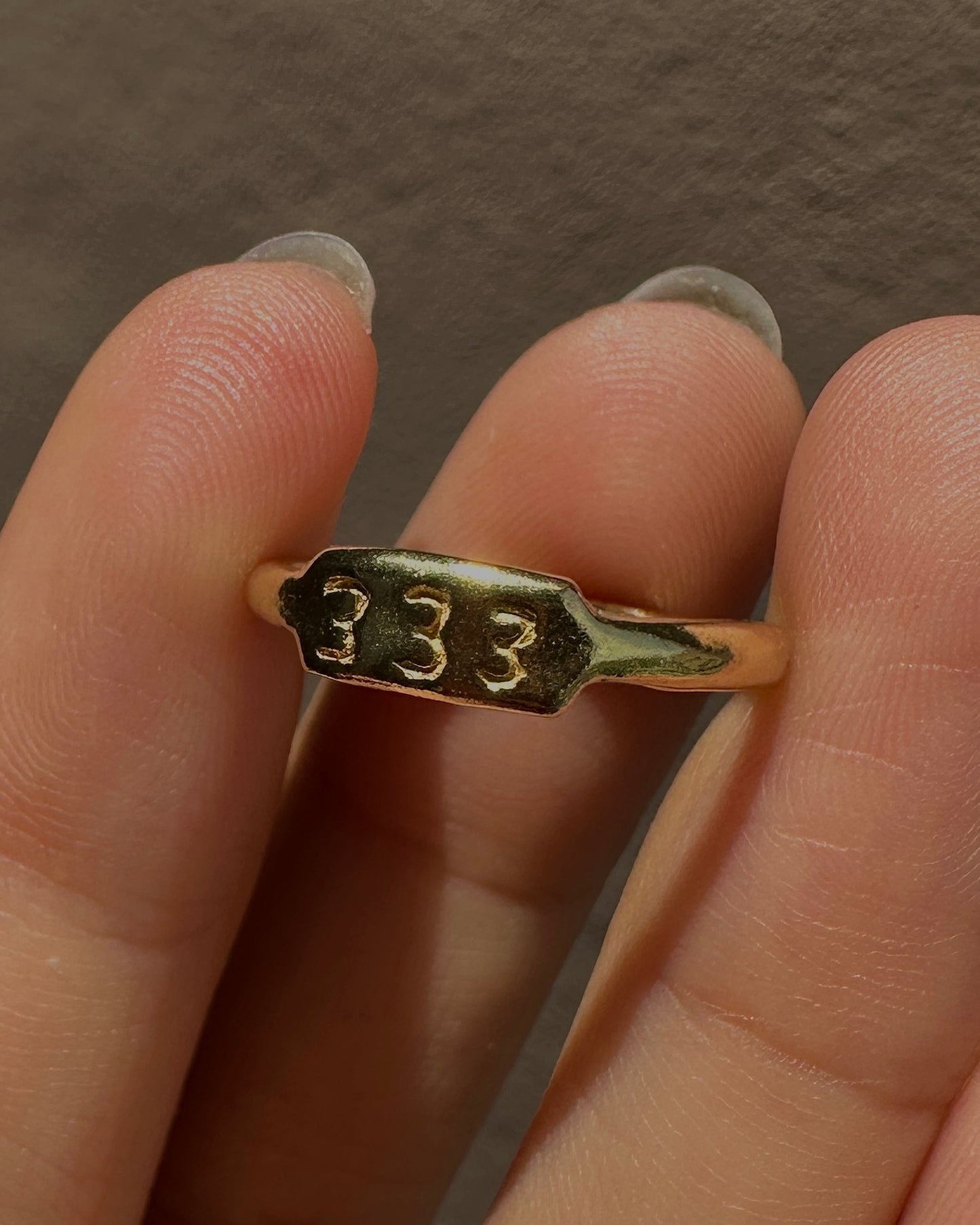 Petite Crest Ring - Made to Order